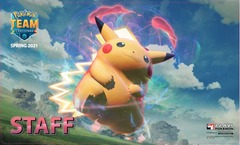 Spring 2021 Team Challenge Playmat STAFF - Gigantimax Pikachu